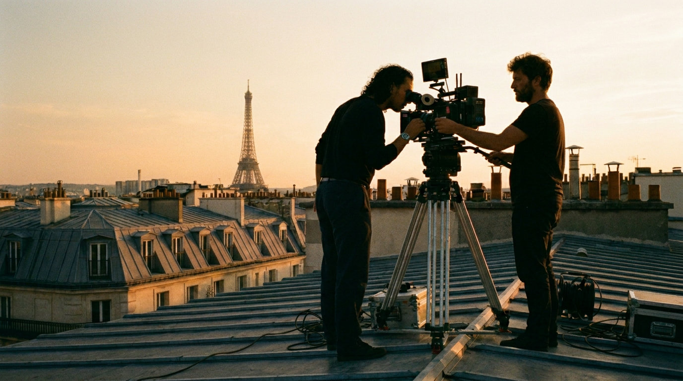 Scorpio Paris — Film crew on location